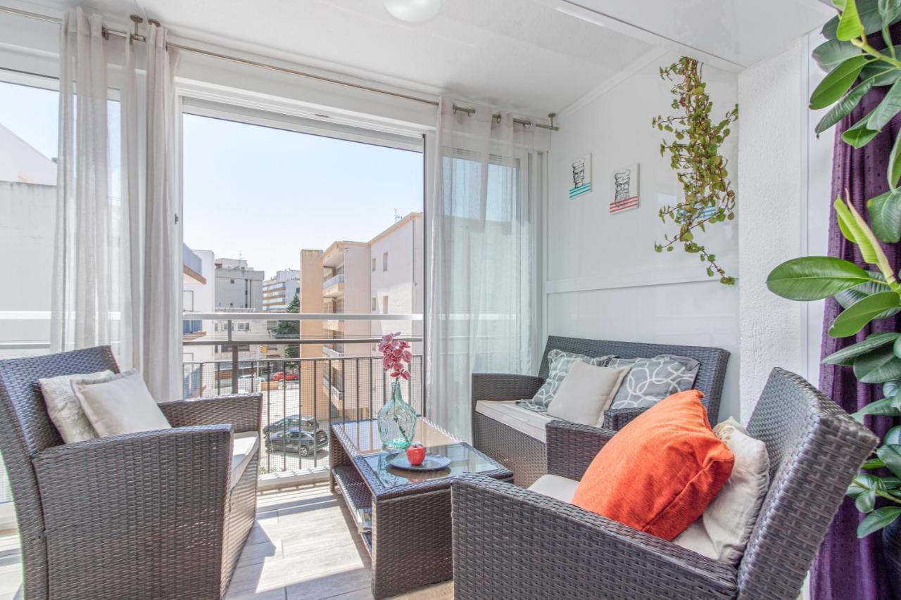 Sand1-Apartamento En La Playa, Centrico, Parking Y Clima Lejlighed Roses Eksteriør billede